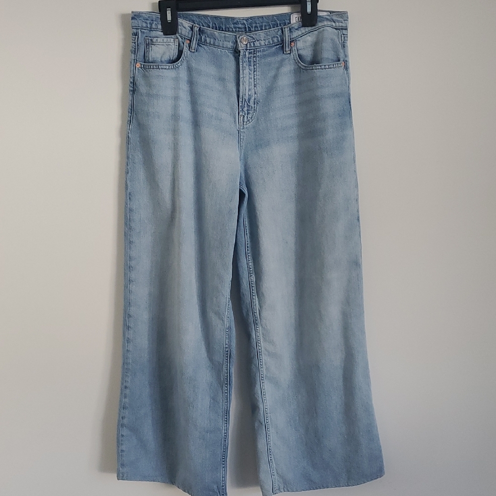 GAP Light Blue Wide Leg Jeans